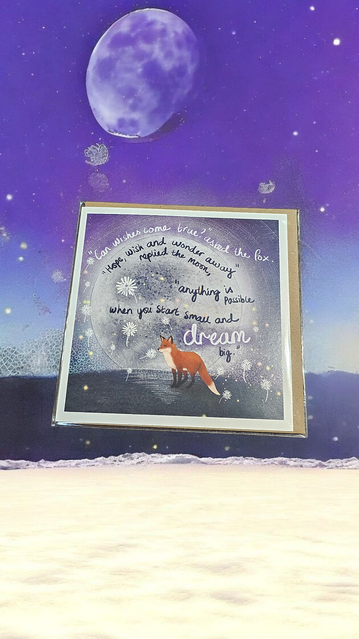 Fox Under The Moon Cards