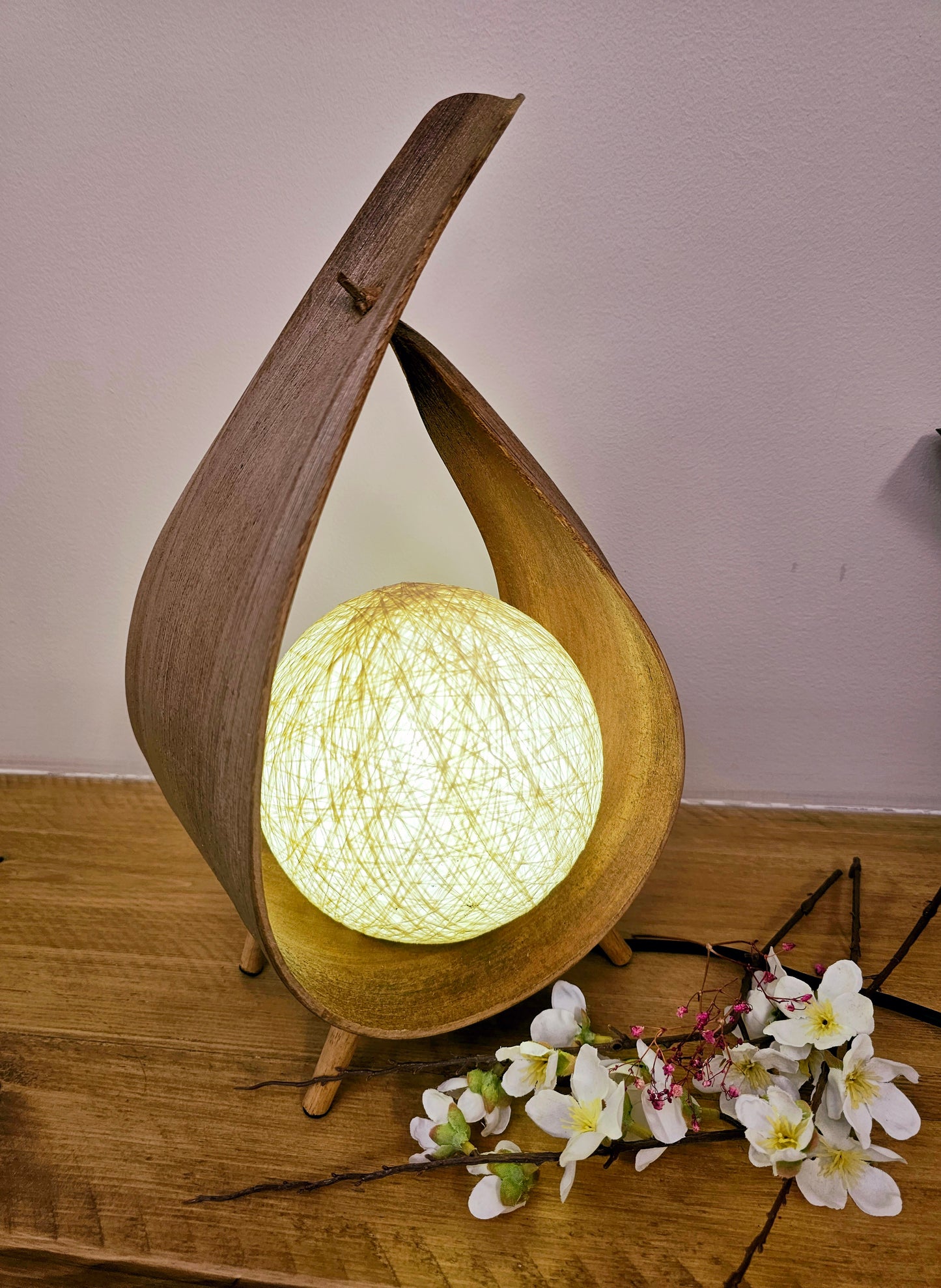 Bali Coconut Leaf Lamp