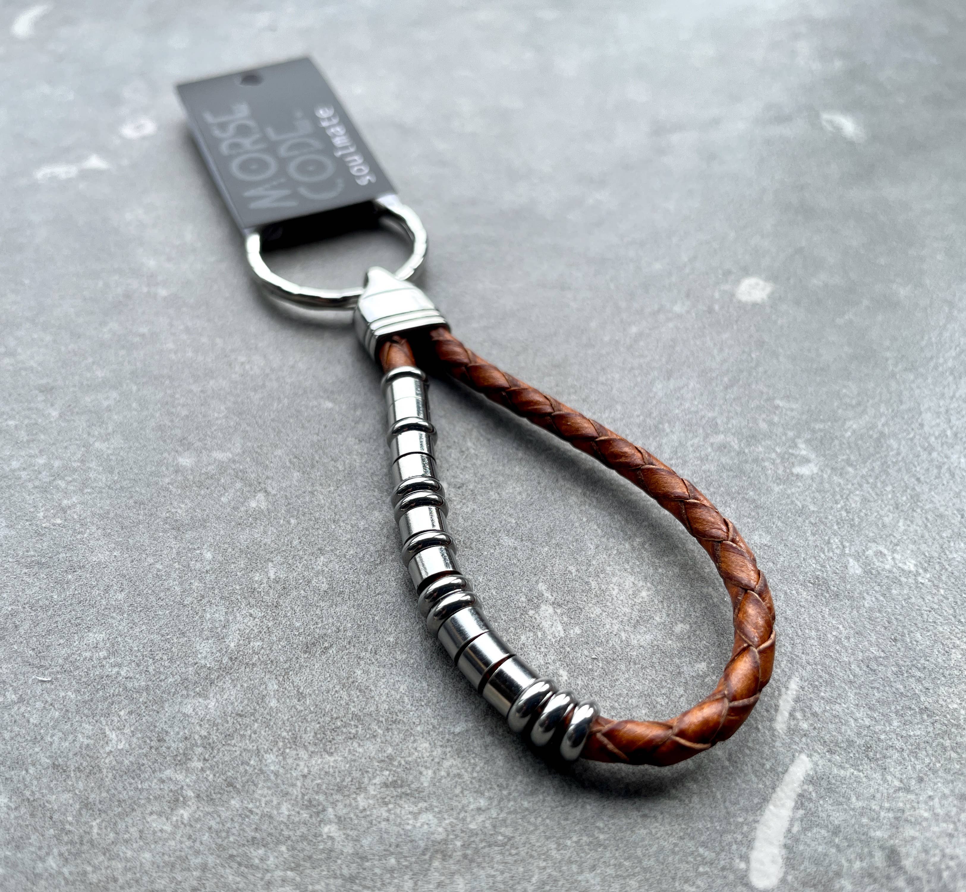 Soulmate - Morse Code Keyring