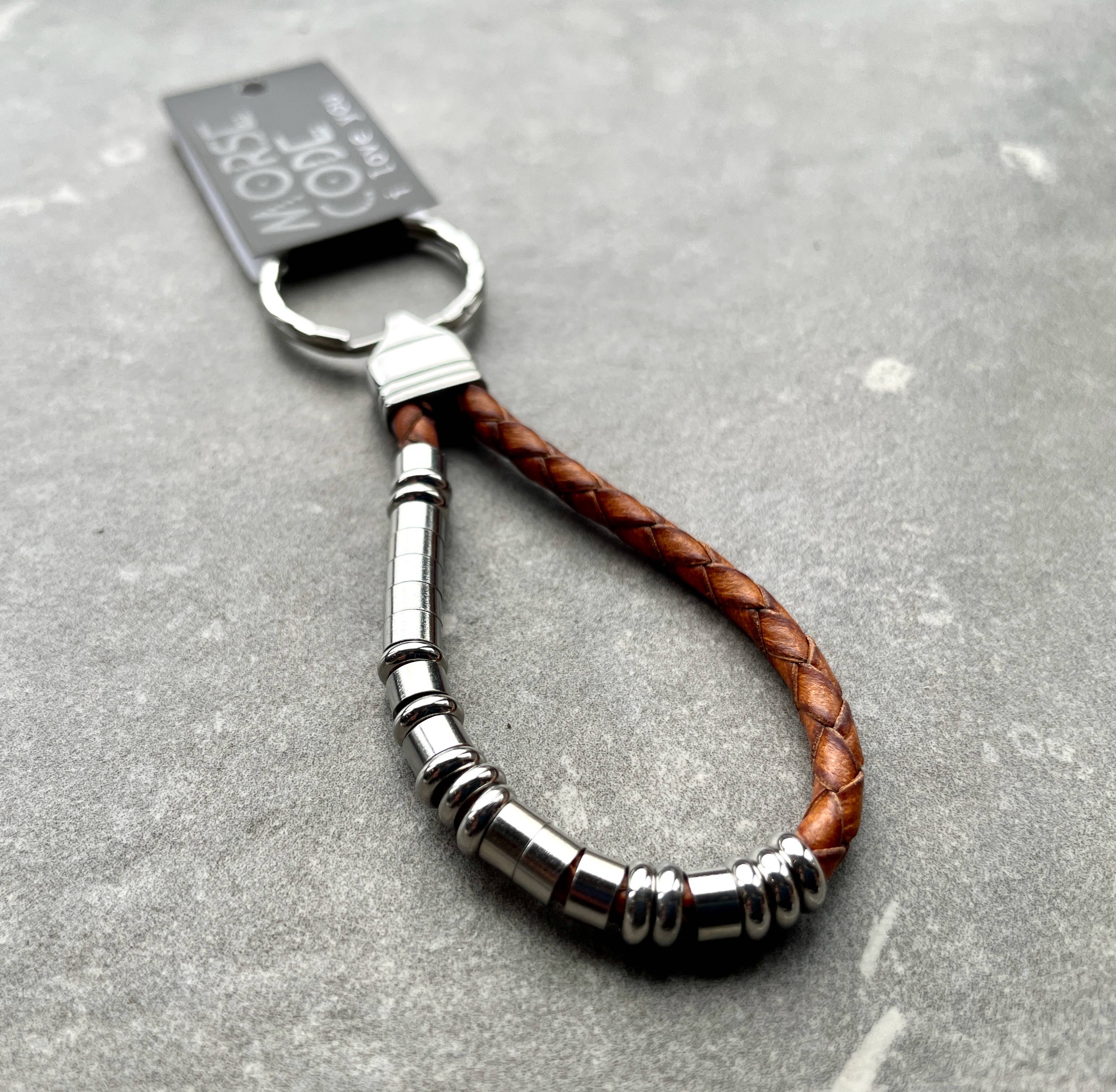 I Love You - Morse Code Keyring