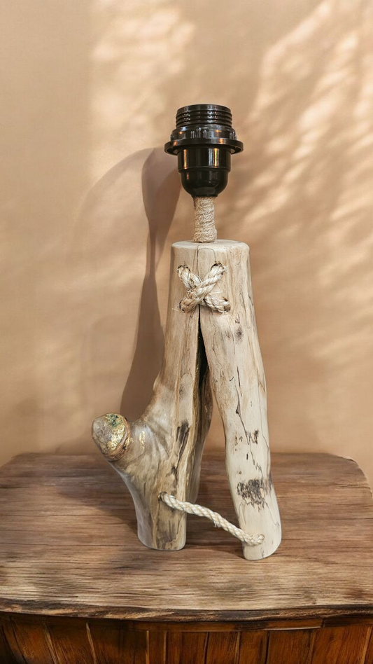 Scandinavian wooden lamp 