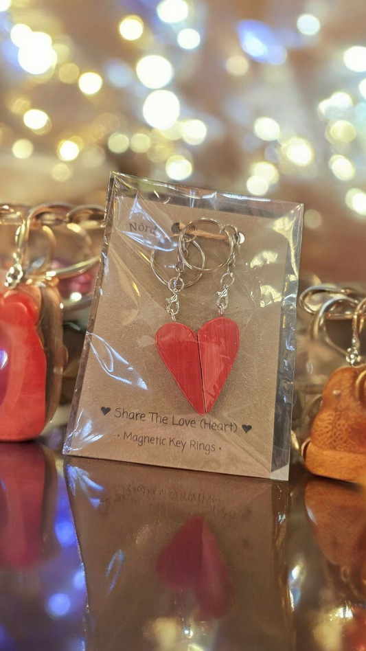 Share The Love (Heart) Keyrings
