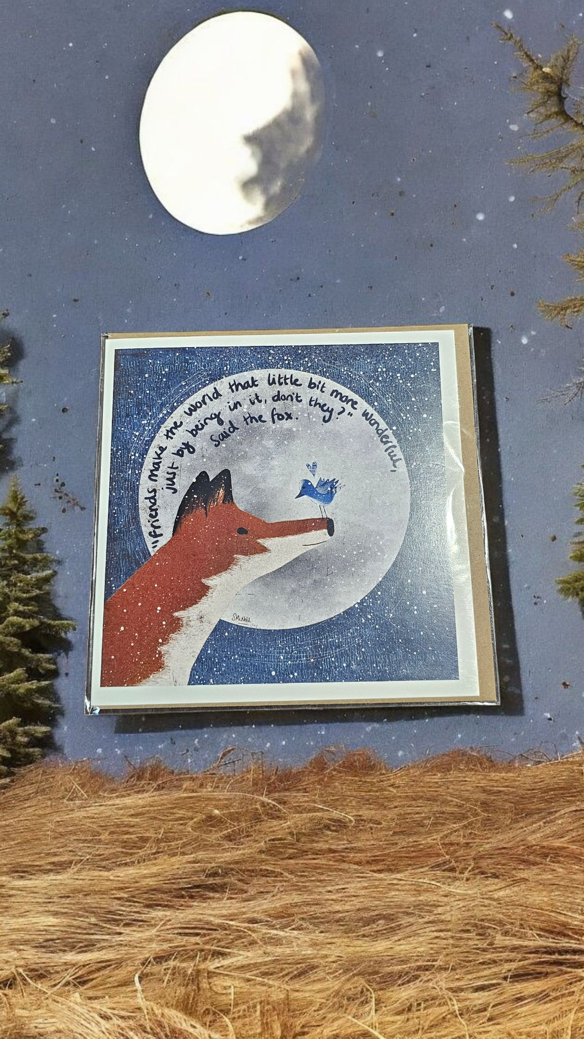 Fox Under The Moon Cards