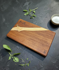 Shinrin Yoku Sycamore Inlay Chopping Board (Handmade)