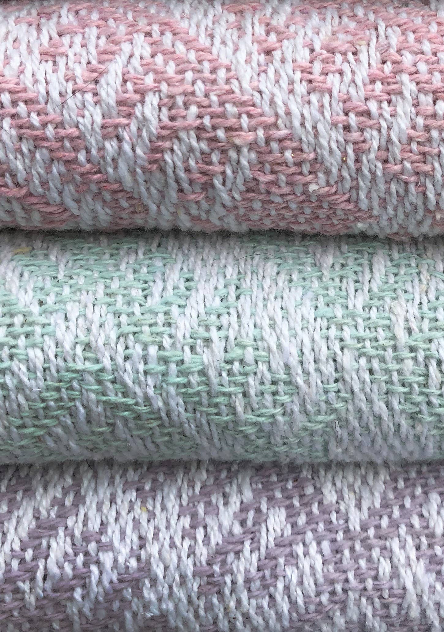 Recycled Cotton Throw,with Pom Poms