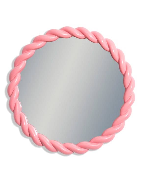 Berry Rope-Effect Round Wall Mirror