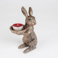Rabbit Holding a Candle Tea Light Holder