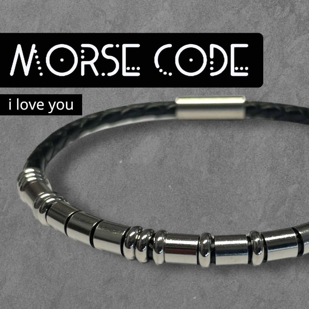 I Love You - Morse Code Bracelet