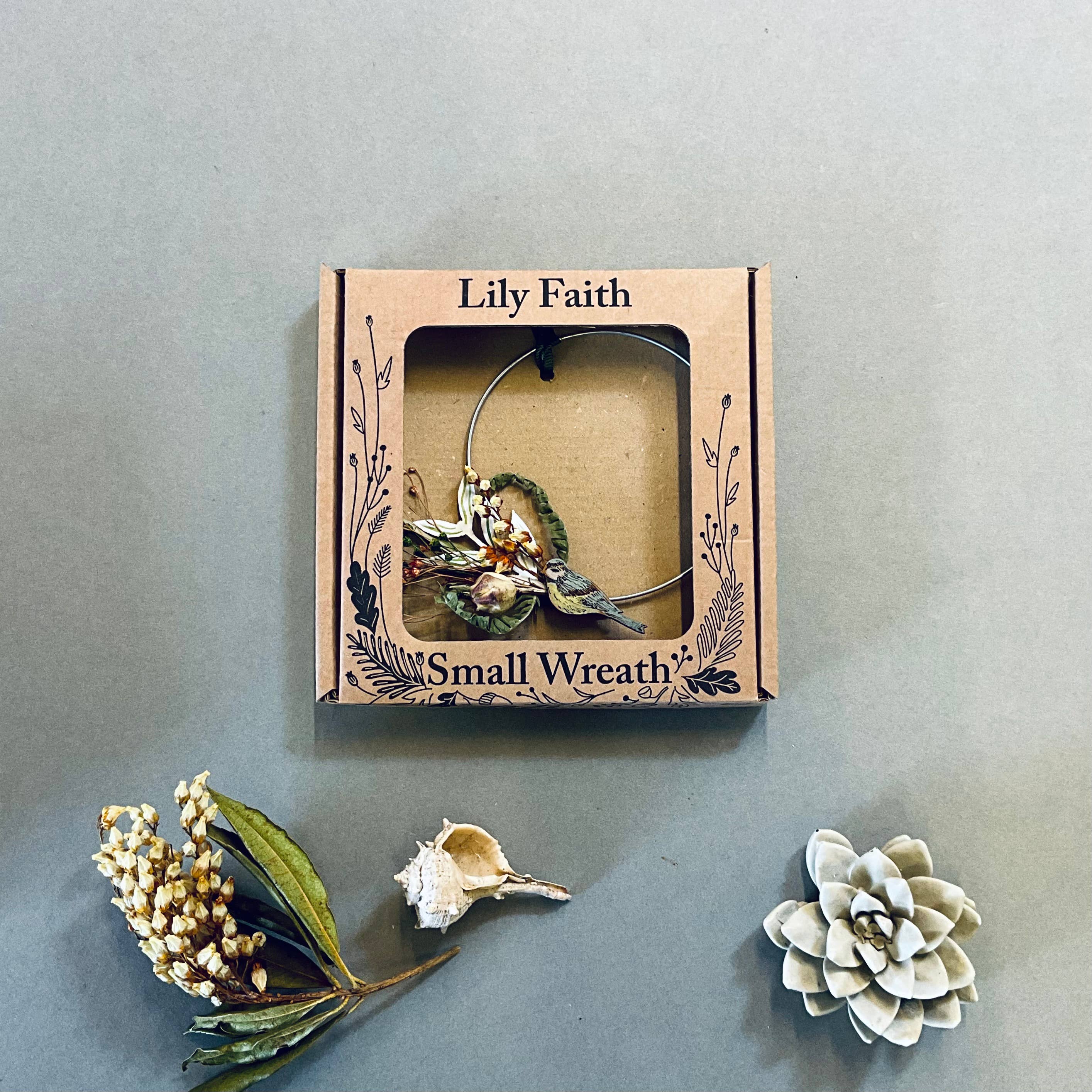 Blue Tit Wreath