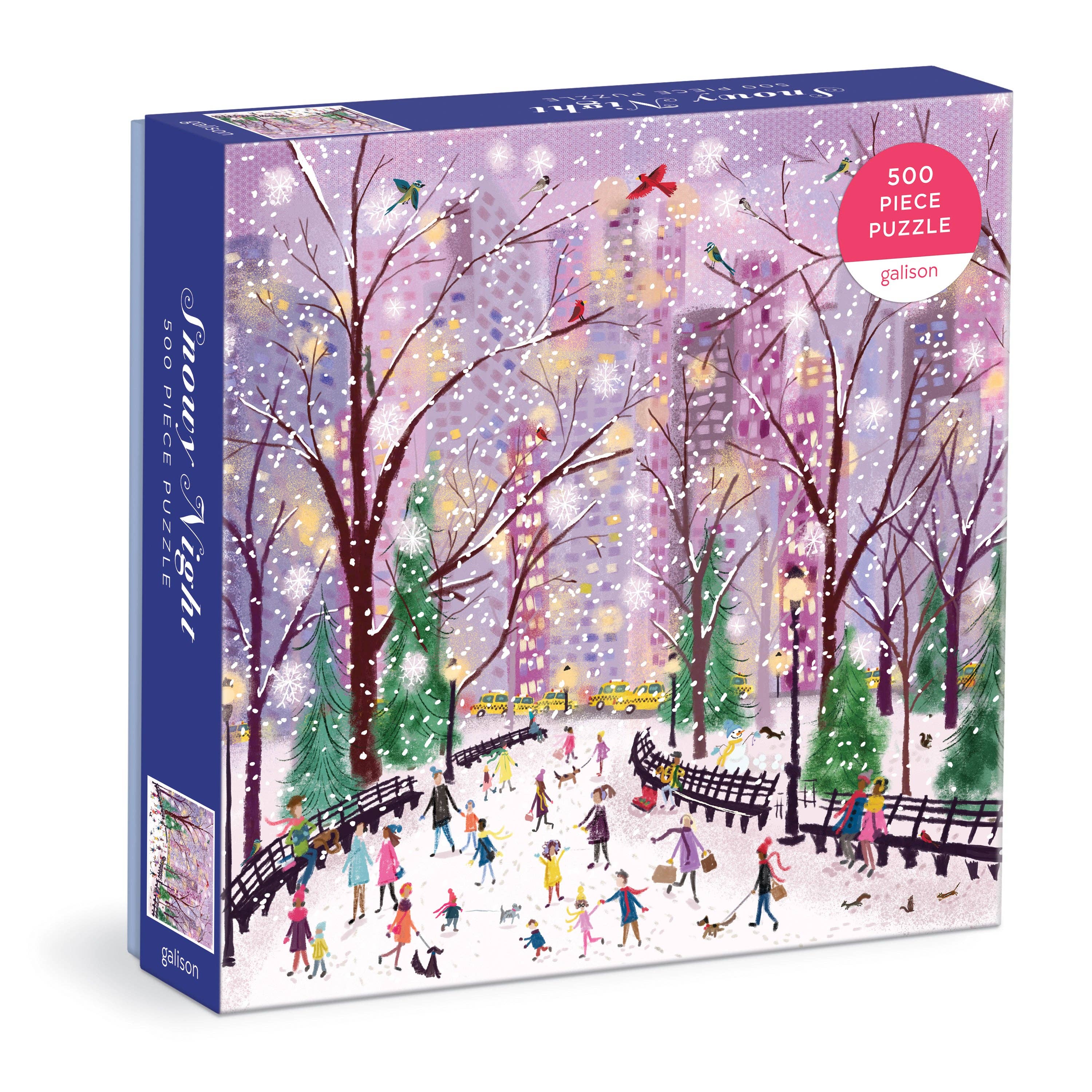 Snowy Night 500 Piece Puzzle (Jigsaw Products)