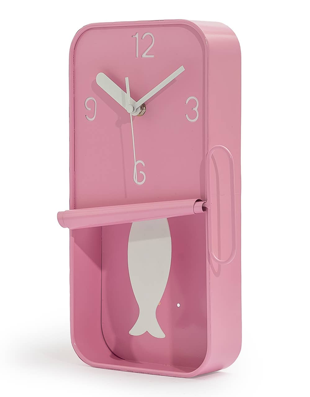 Metal Sardine Tin Pendulum Wall Clock