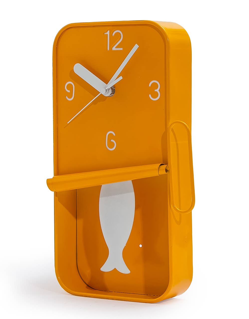 Metal Sardine Tin Pendulum Wall Clock