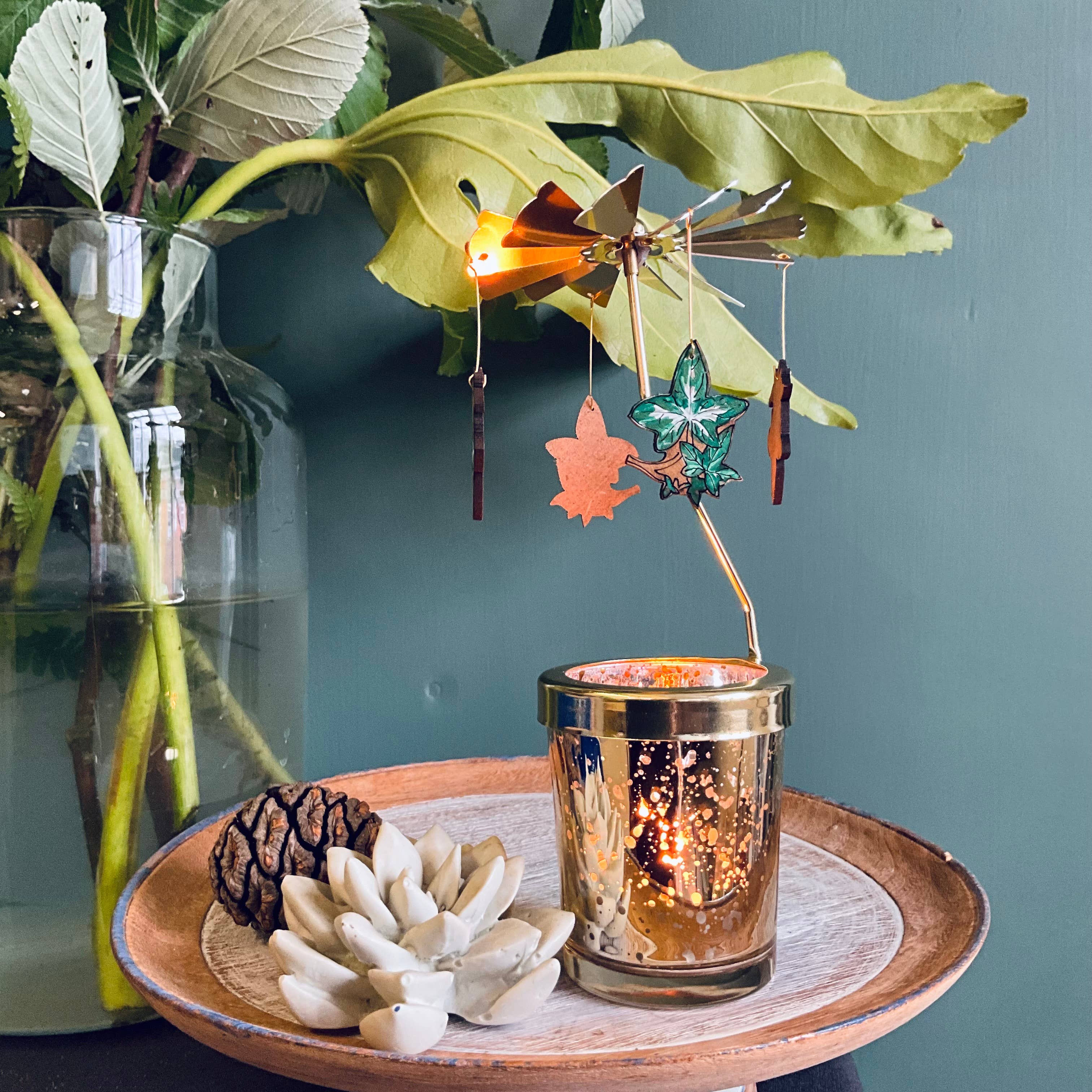 Flora Candle Carousel with a choice of 7 decorations
