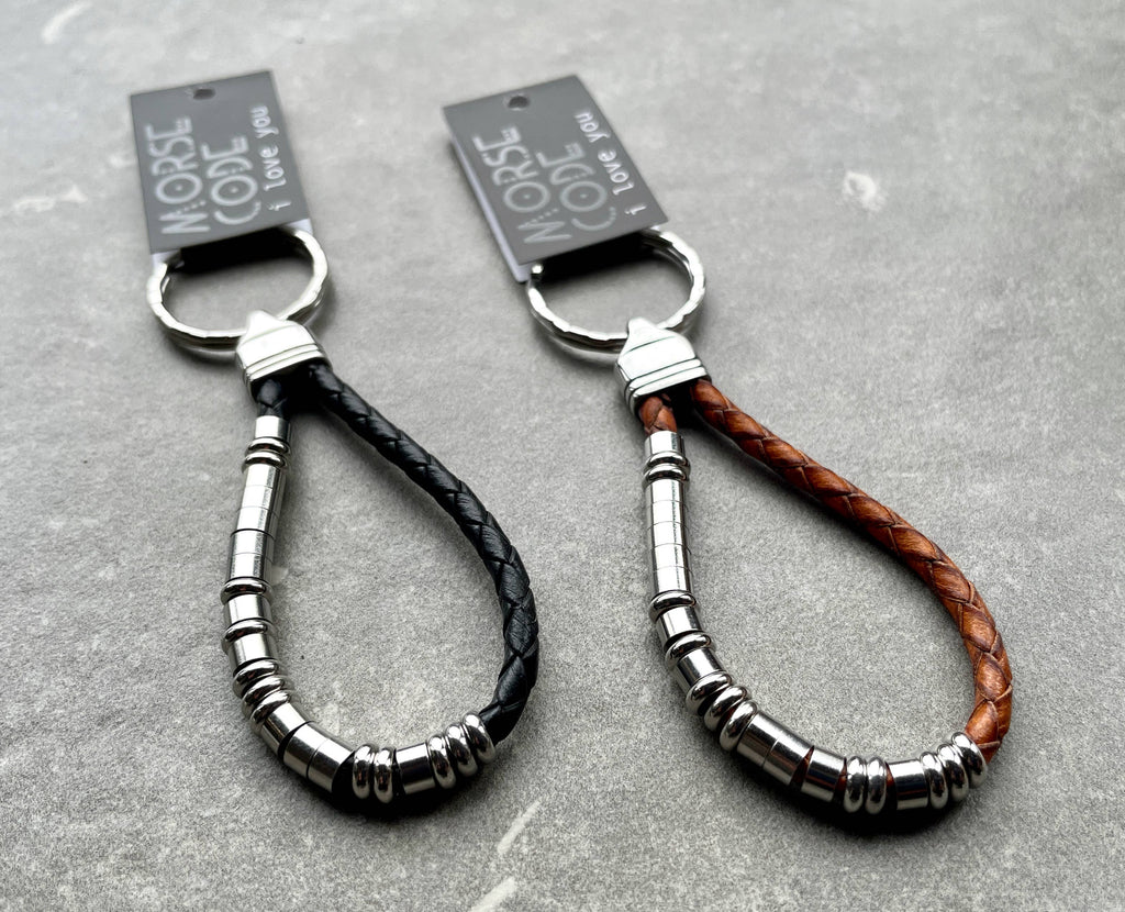 I Love You - Morse Code Keyring