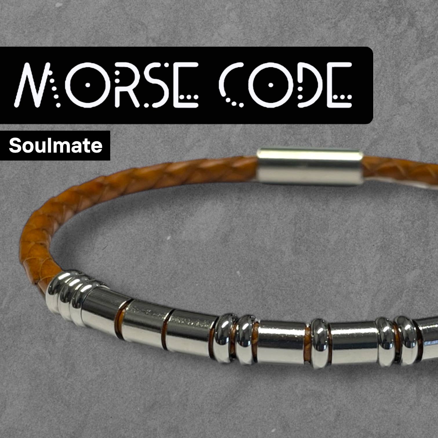 Soulmate - Morse Code Bracelet