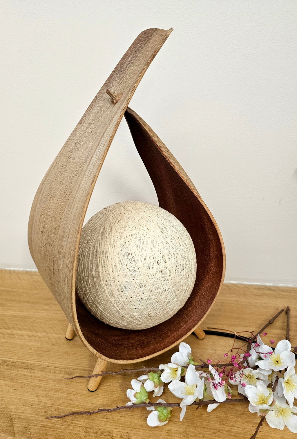 Handcrafted Bali Coconut Leaf Lamp from Nōrd – Scandinavian home decor

